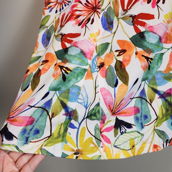NWT Rip Skirt Wildflower Watercolor Floral Skirt XL - Picture 4 of 8